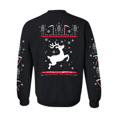 Very Grim Christmas Black Crewneck Sweatshirt