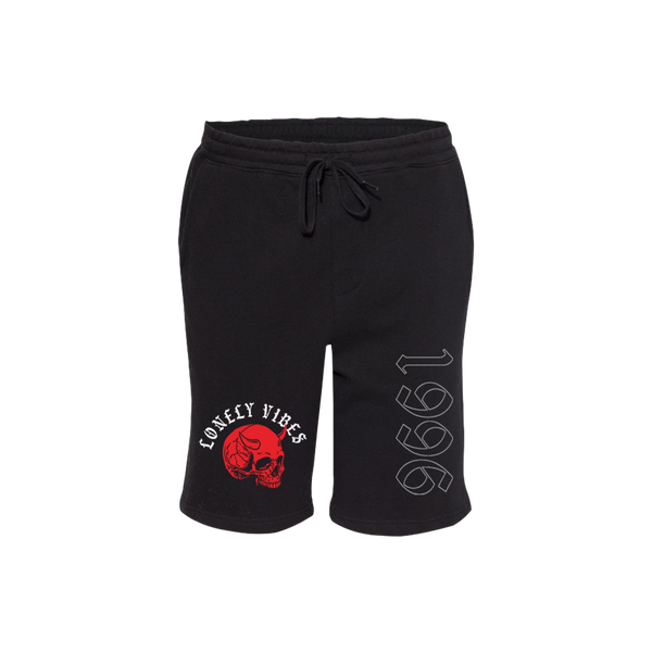 Lonely Vibes Black Shorts